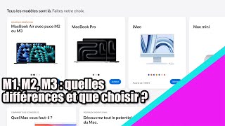 Autour du Mac: M1, M2, M3 : quelles différences et que choisir ?