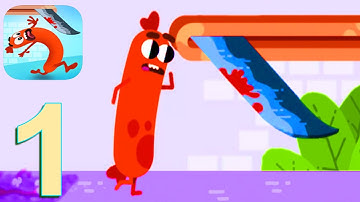 Run Sausage Run Gameplay Walkthrough Part 1 (IOS/Android)