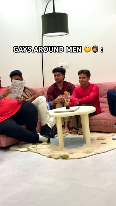 GAYS AROUND MEN vs WOMEN 🤫😶‍🌫️🤣 #honeyimmhome #lgbt #gayfacts