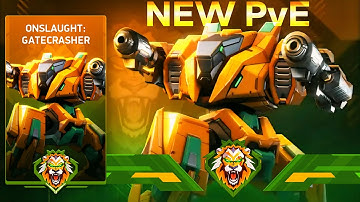NEW Gatecrasher Onslaught - PvE Mode - Level 1 to 6 - Mech Arena