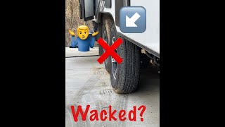 How to Tell if Your RV Trailer Wheel Alignment is Correct? #prepperboss, #rvwheelalignment