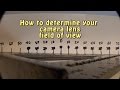 Determine your camera field of view for dummies like me