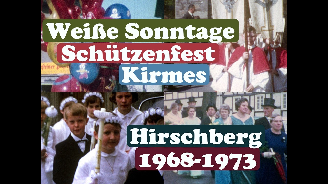 Weiße Sonntage, Schützenfest und Kirmes 1968-1973