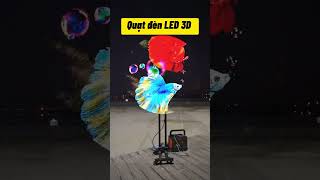 Quạt đèn LED 3D xịn xò #shorts screenshot 1