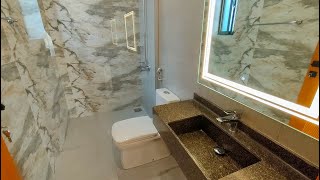 Washroom design 4' x 8'  [feet] || beautiful washroom tiles design