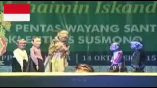 Wayang lucu (suara mirip gusdur)