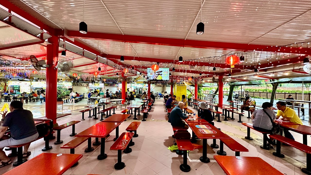 🇸🇬 Food Walk Small Hawker Centre by the Singapore River (Zion