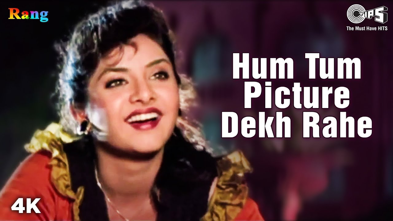 Hum Tum Picture Dekh Rahe  Divya Bharti  Alka Yagnik  Udit Narayan  Kamal  Rang  90s Song