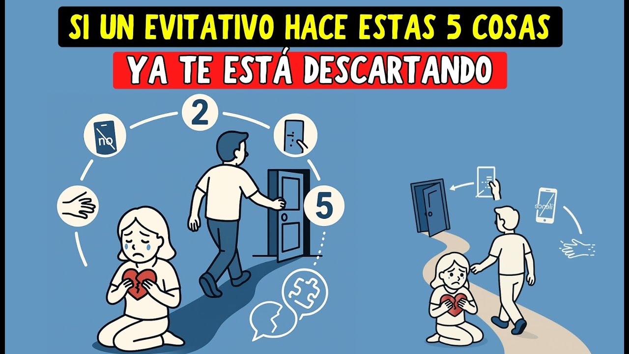 Si Un Evitativo Hace Estas 5 Cosas… No Busca Distancia, Te Está Descartando