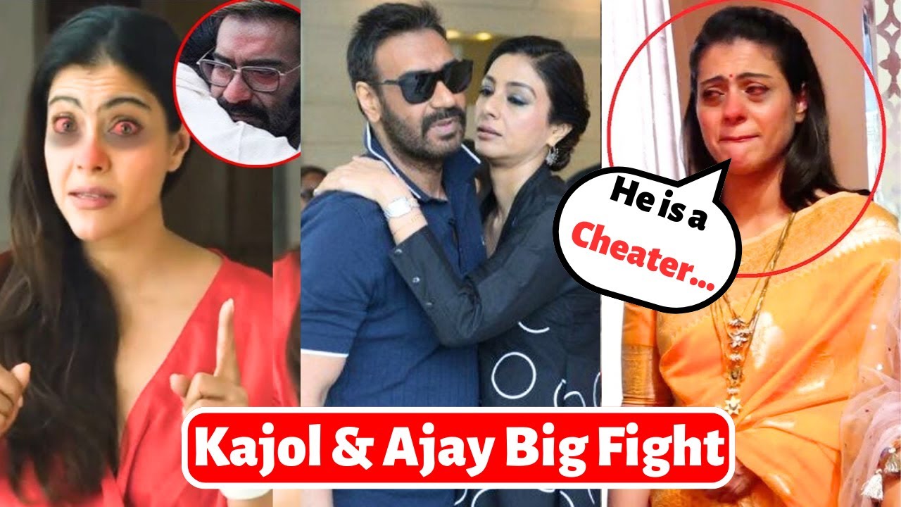 Kajol Devgan Crying & Reacts On Her Divorce After Ajay Cheated Him & Make  Relationship With Tabu