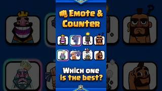 Emotes and Counters🎭 #clashroyale #short #emote #game #gaming #counter #emotecounter #cr