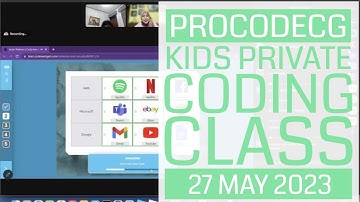 ProCodeCG Kids Private Coding Class - Naquita - 27 May 2023