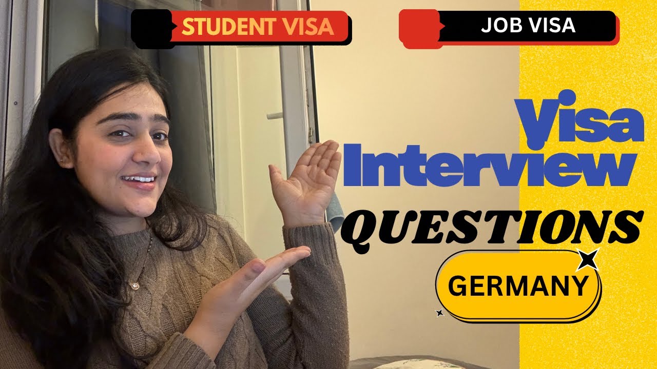 Germany Visa Interview Questions 2025 🇩🇪 | Job, Student & Chancenkarte ...