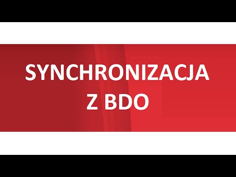 Eko-Soft: Synchronizacja z BDO