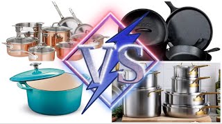 أفضل أنواع أواني الطهي الصحية / الفرق بين الحديد الزهر و الستانلس ستيل (الجزء الأول ) Best Cookware