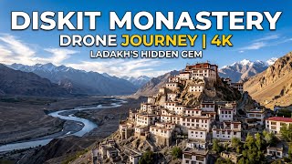 Diskit Monastery Ladakh 4K Cinematic Drone Tour