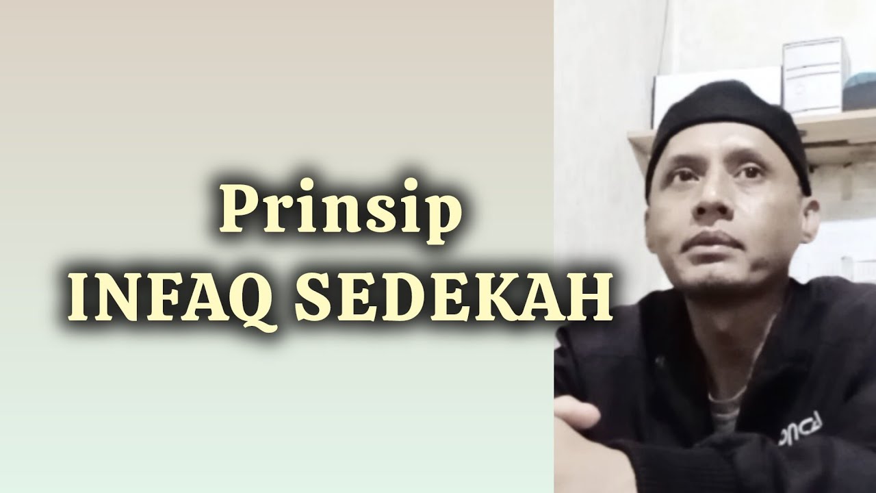 Prinsip Infaq Sedekah