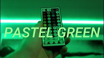 How to make PASTEL GREEN on LED Light Strips! (Custom DIY Light Strip Colors #60)