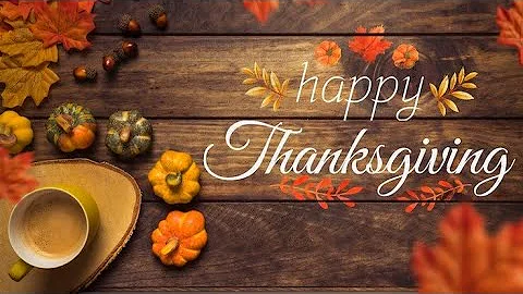 Happy Thanksgiving 2025 🍂 | Cozy & Relaxing Fall Animation | Thanksgiving Greetings Video