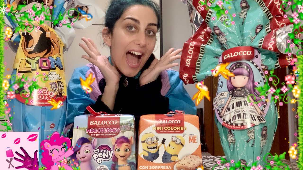 🐣Pasqua 2022 con l’uovo delle Santoro Gorjuss👗Lyon e le mini colombine My little pony e Minions