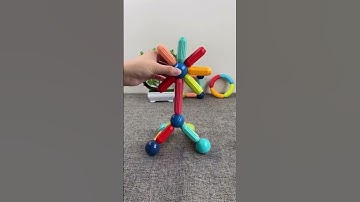 MagnaBuild World – Unleash Creativity with Kids’ Magnetic Building Blocks!” #creative #play #kid