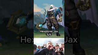 The Hexplorer Jax Skin is something else #wildrift #jax #skinslol #tierlist #shorts