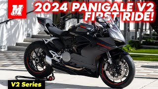 2024 Ducati Panigale V2 First Ride & Impressions!