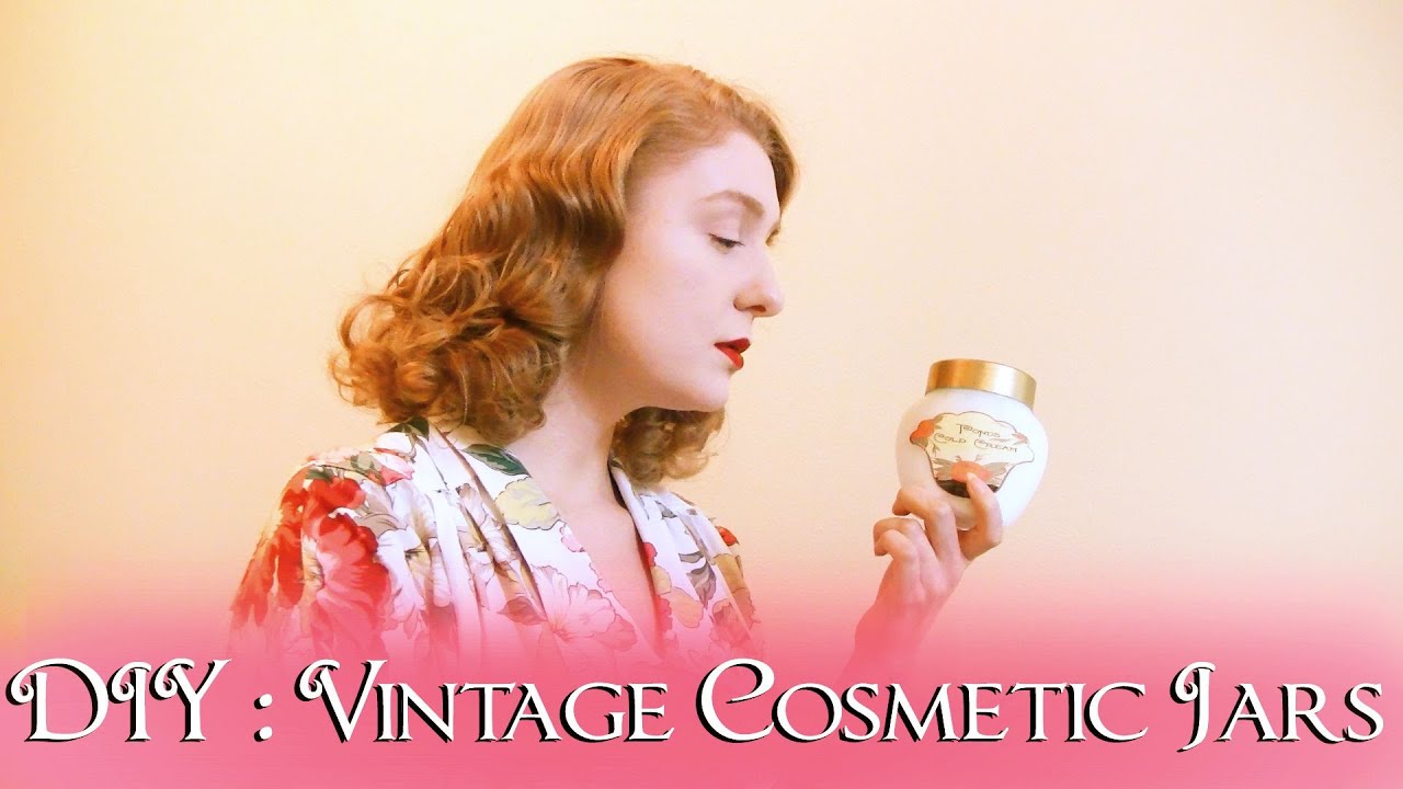 DIY : Vintage Cosmetic Jars