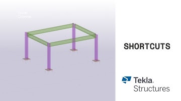 How To Create Shortcuts in Tekla Structures
