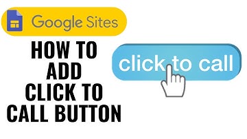 HOW TO ADD CLICK TO CALL BUTTON ON GOOGLE SITES (FULL TUTORIAL)