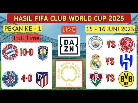avian toto togel x fanaticplay188 - Hasil FIFA Club World Cup 2025 ~ PSG vs Atletico Madrid ~ Munchen vs Auckland City~Pertandingan ke-1
