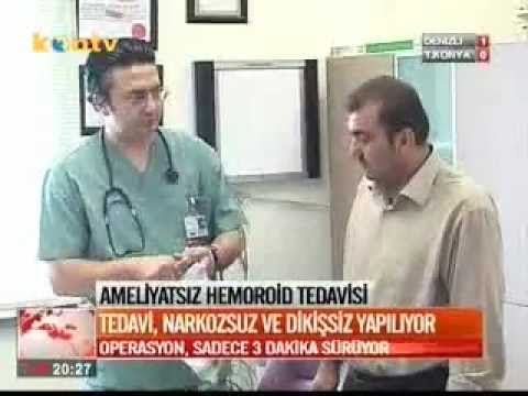 Ameliyatsız hemoroid tedavisi