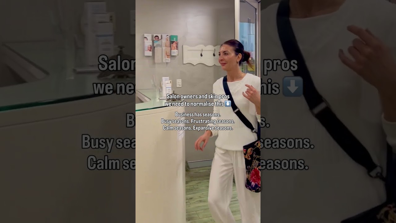 Salon owners and skin pros, nothing is wrong with you. This is business.