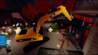 Roblox Exploiting - Bulldozing Cafes