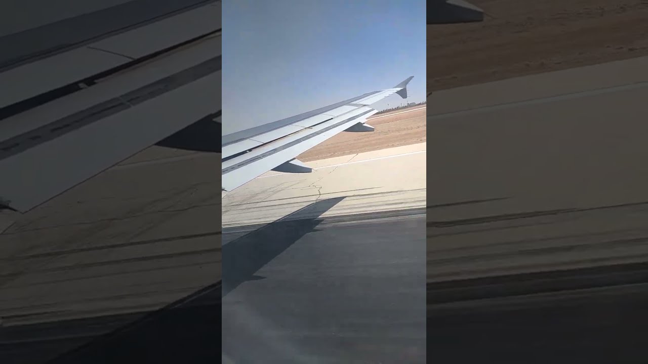 هبوط طيران اير كايرو في مطار الرياض جوده عالية | Air Cairo Landing in Riyadh Airport - A320 -  HD