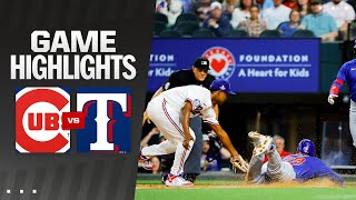 Cubs vs. Rangers Game Highlights (3/28/24) | MLB Highlights