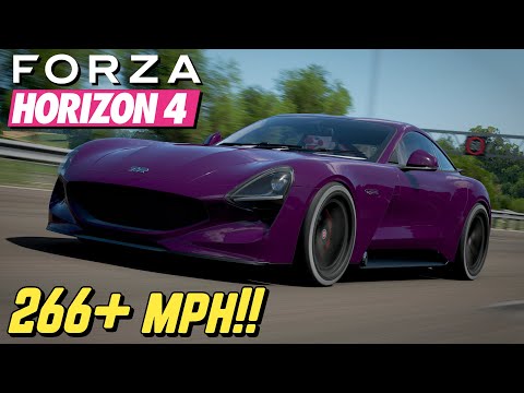 FORZA HORIZON 4 : 266+ MPH TVR Griffith Setup!!