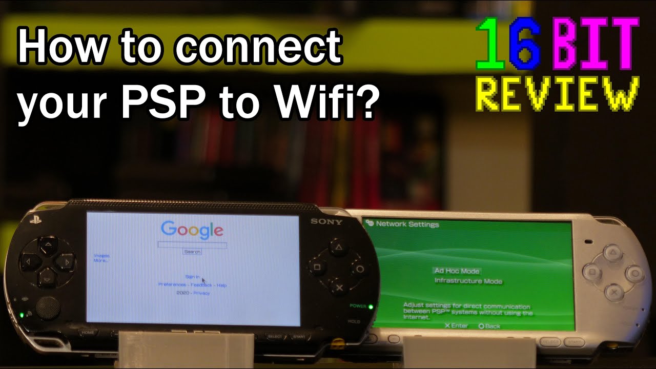 How to connect your PSP to WiFi - 16 Bit Guides - YouTube