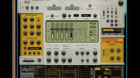 Reason Studios Objekt physical modeling synth - Noise Pulse Exciter