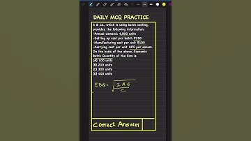Cost accounting cma ICMAI inter MCQ - batch costing