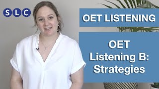 Oet Listening Listening Part B How To P The Exam