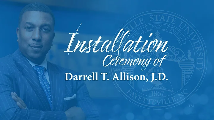 Installation Ceremony for Fayetteville State Unive...