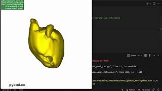 3D Mesh Cutting with Python & Vedo