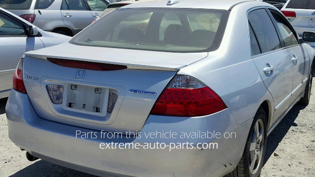 2006 Honda Accord Hybrid Parts For Sale AA0689 - YouTube