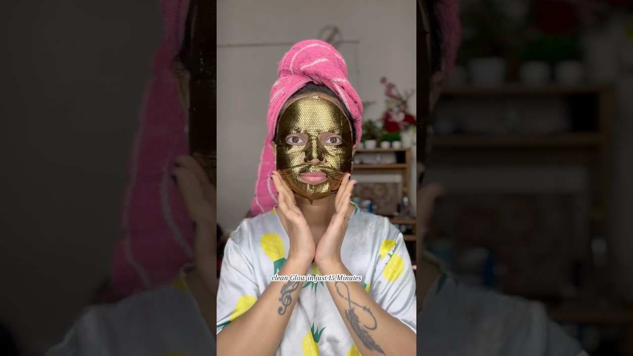 OMG 😍 Gold on face??? 😍 