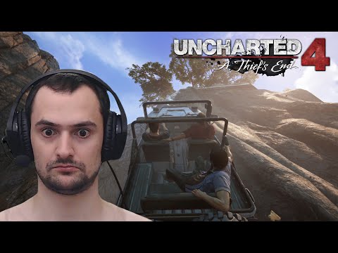 Видео: ПОВИСЛИ НАД ПРОПАСТЬЮ НА МАШИНЕ Uncharted 4 Legacy of Thieves #6