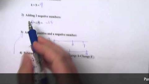adding and subtracting rational numbers video