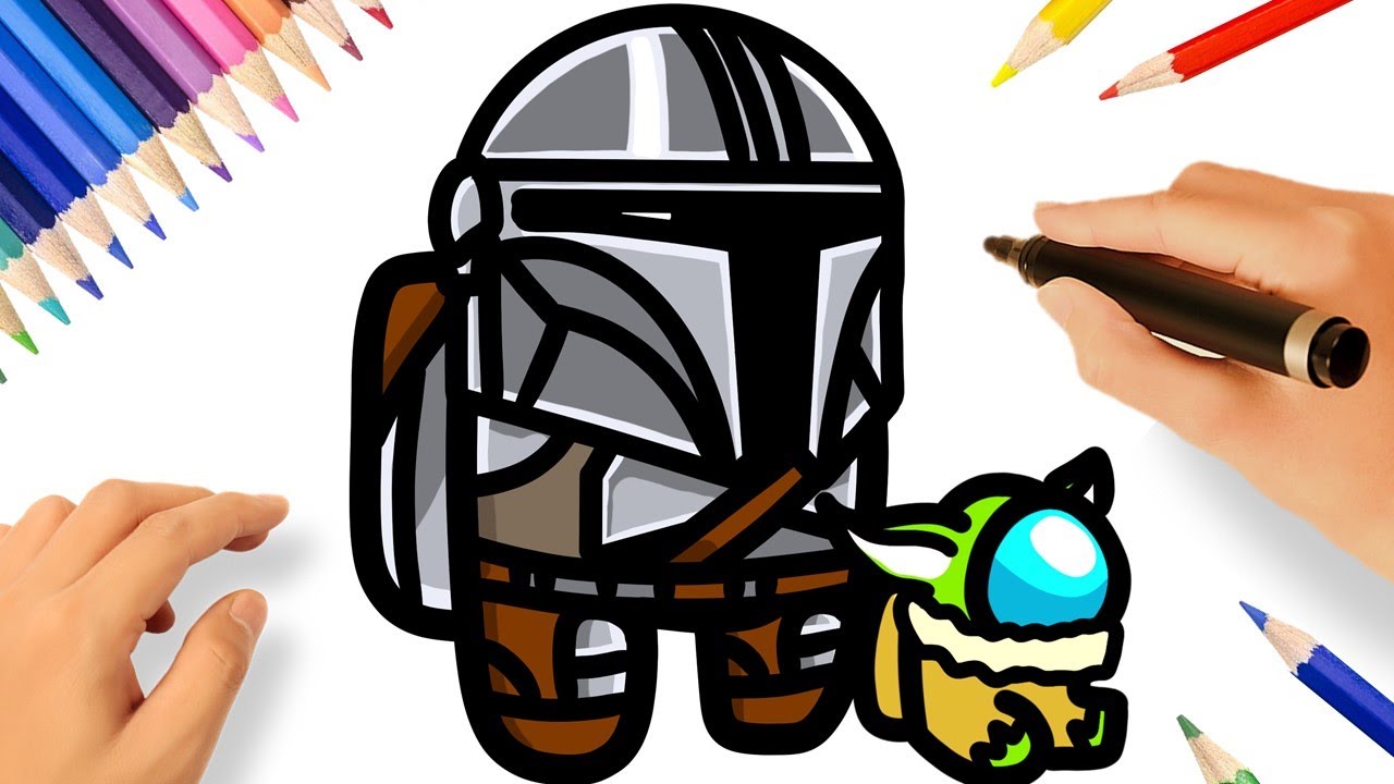 Draw Among Us Godzilla - Decore Blabla