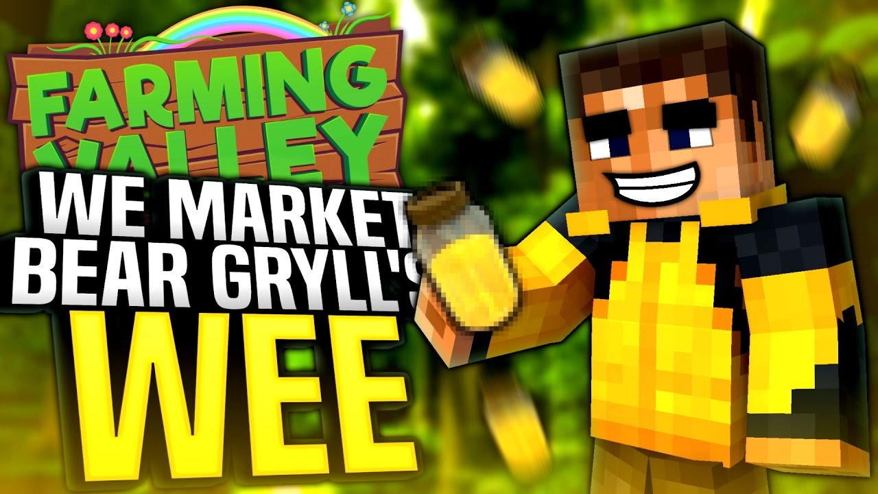 Minecraft Farming Valley #8 - We Market Bear Grylls' Wee - YouTube