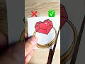 Perfect Heart Diamond Ring Cut! 💖💍✨ Flawless Edges ✂️  #diy #art #shorts #crafts